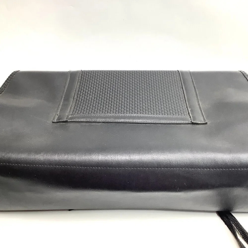 Hopnel Leather Tie on Bag‎ Motorcycle Black Straps 19